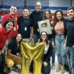 Chegada da placa de 1 Milhão